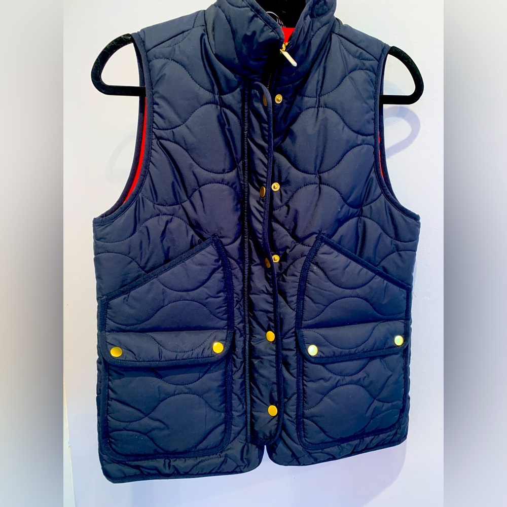 J Crew lightweight puffer vest (small) NWT
